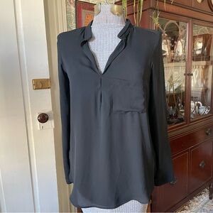 ZARA Black Long Sleeve blouse